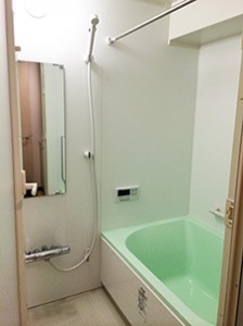 グリーン 浴槽　ユニットバス